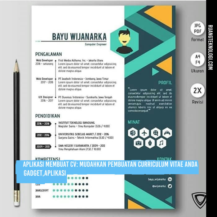 Aplikasi Membuat CV